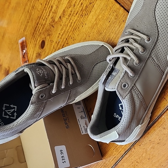 Sperry Men's Taupe Sneakers - Picture 2 of 3